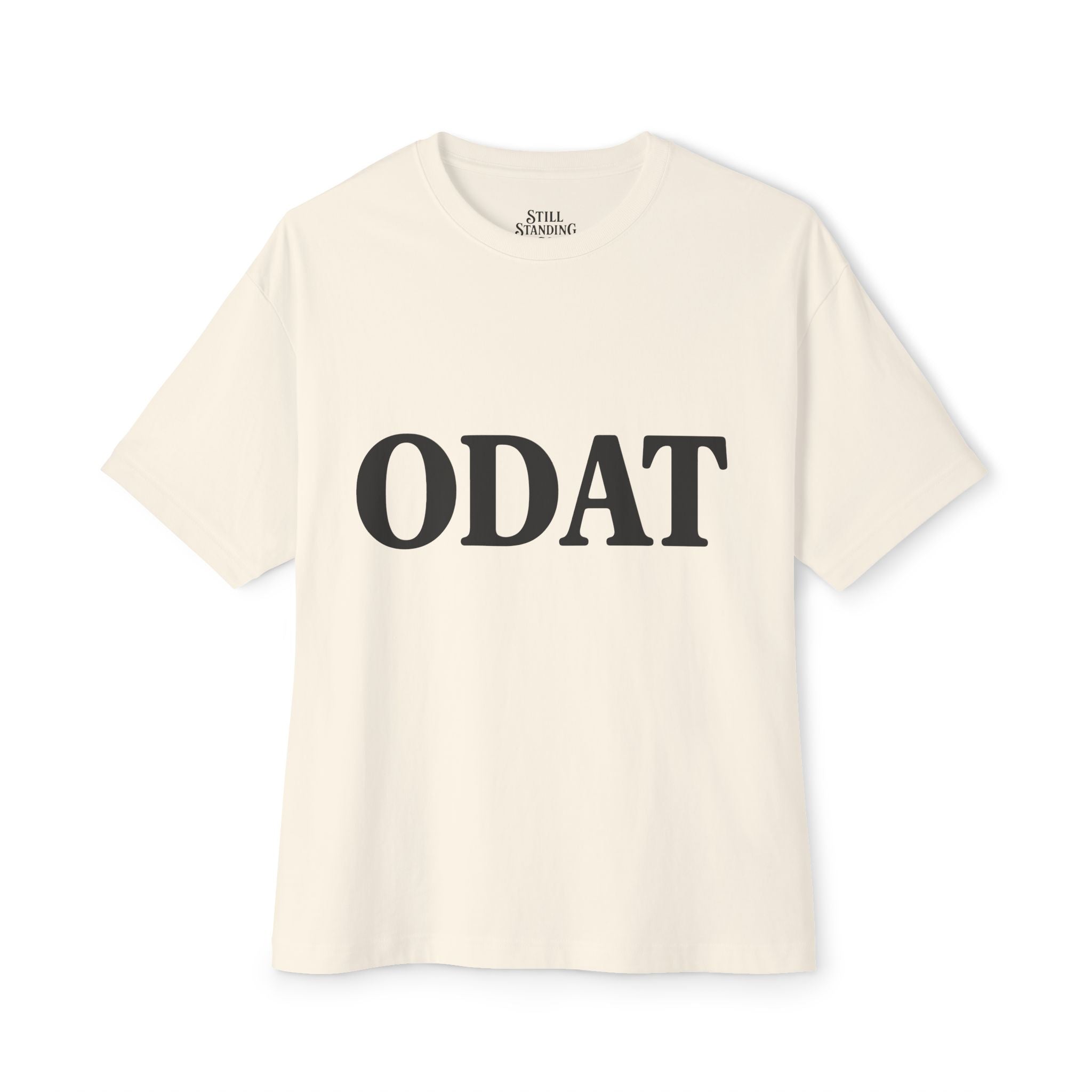 ODAT Still Standing Co. Tee — Oversized Boxy Graphic T‑Shirt
