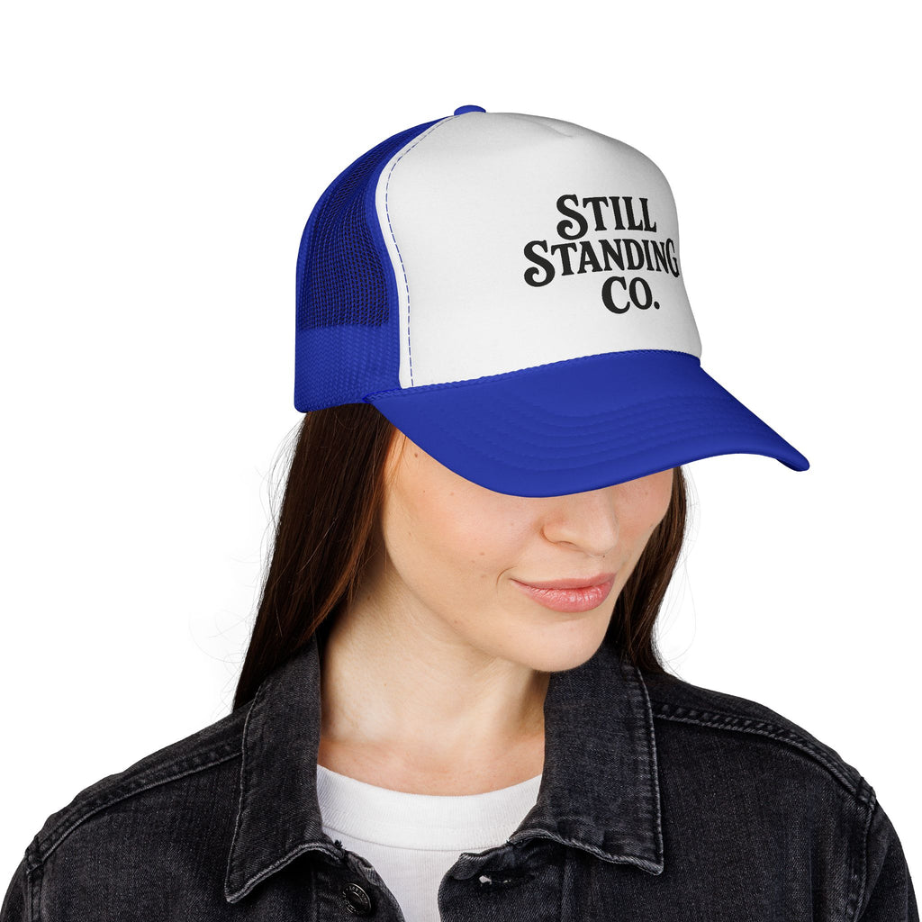 Still Standing Co. Trucker Hat – Vintage Retro Mesh Baseball Cap