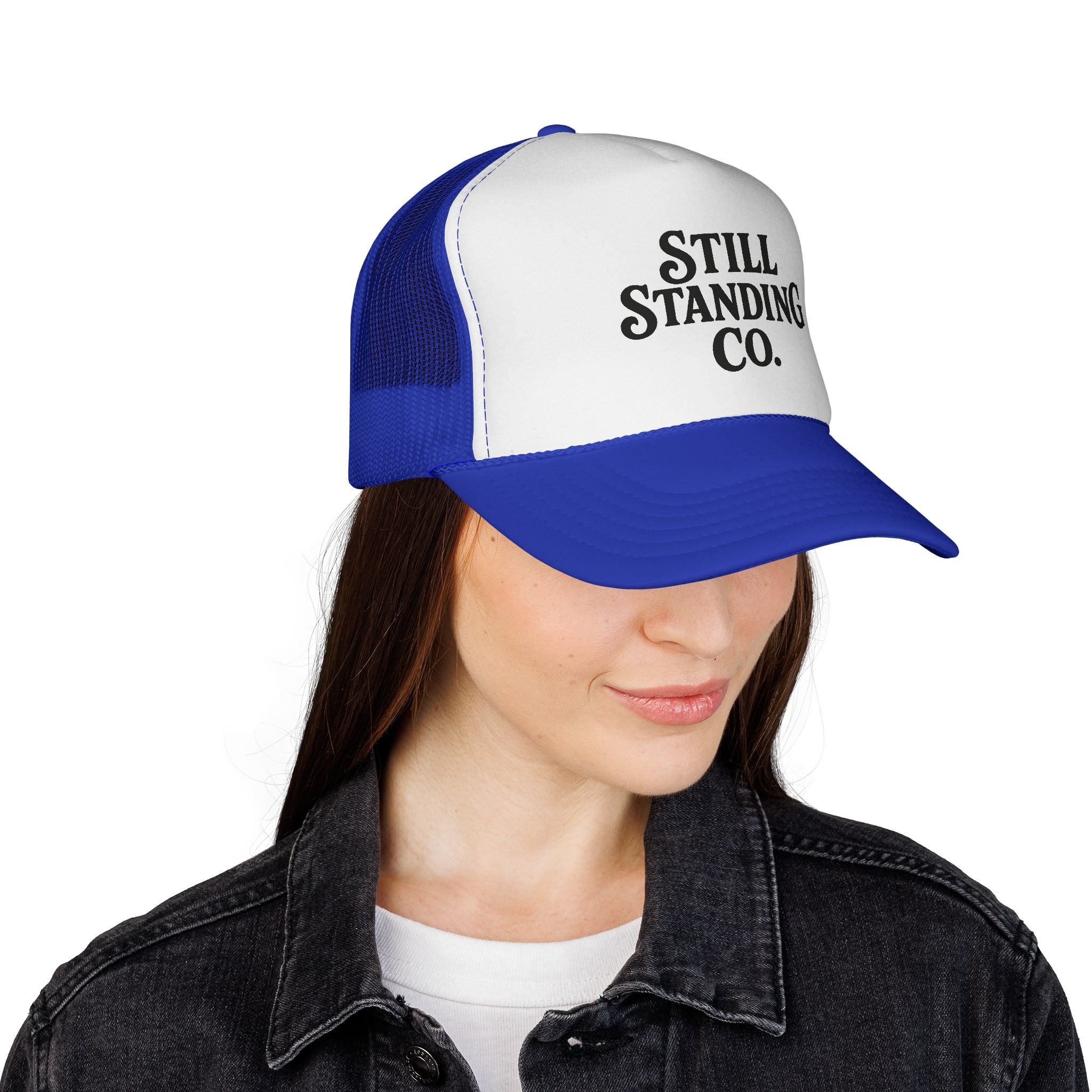 Still Standing Co. Trucker Hat – Vintage Retro Mesh Baseball Cap