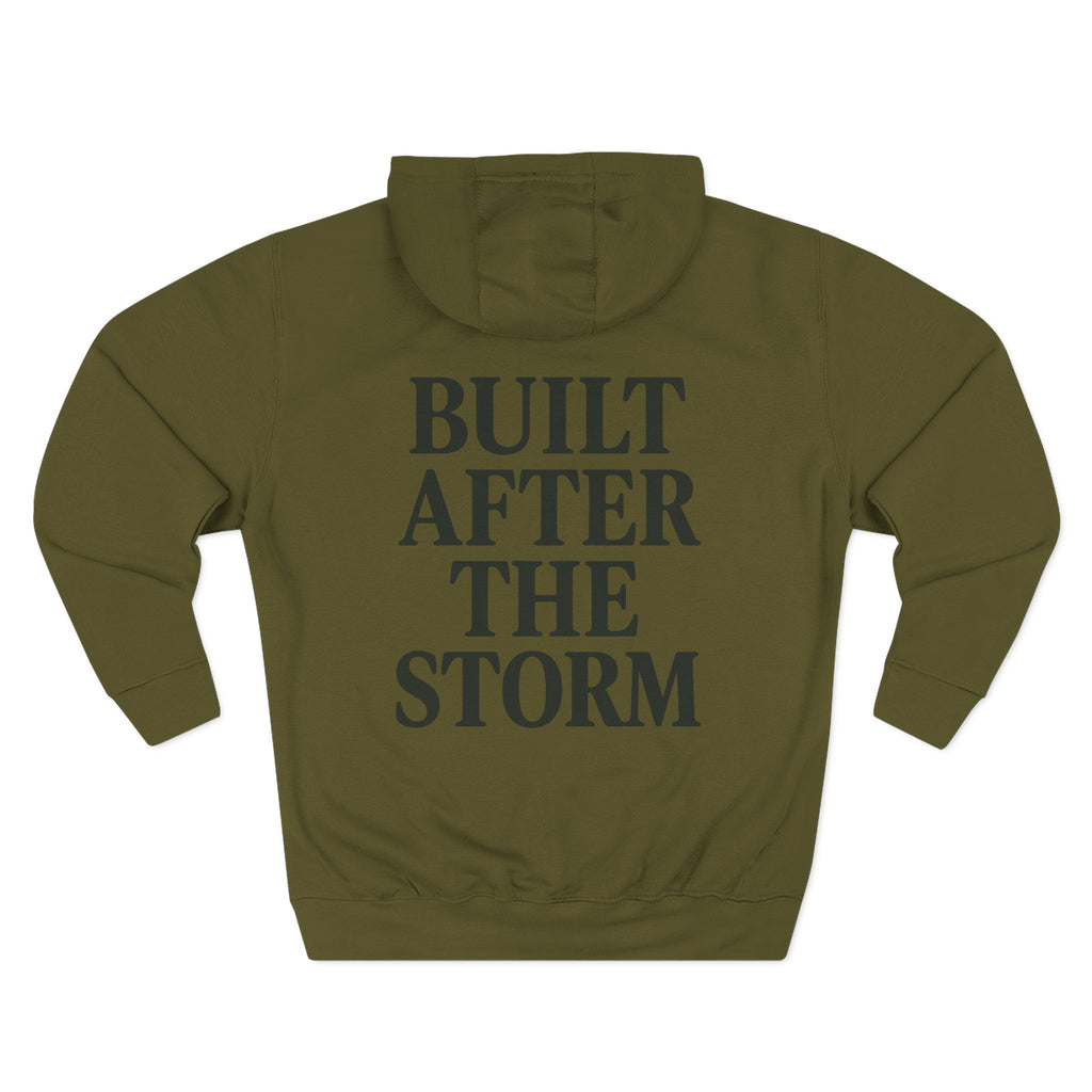 Hoodie - Built After the Storm Lightning Cloud Graphic