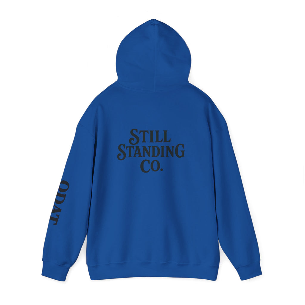 Ask Me About My Character Defects Hoodie — Still Standing Co. Graphic Pullover