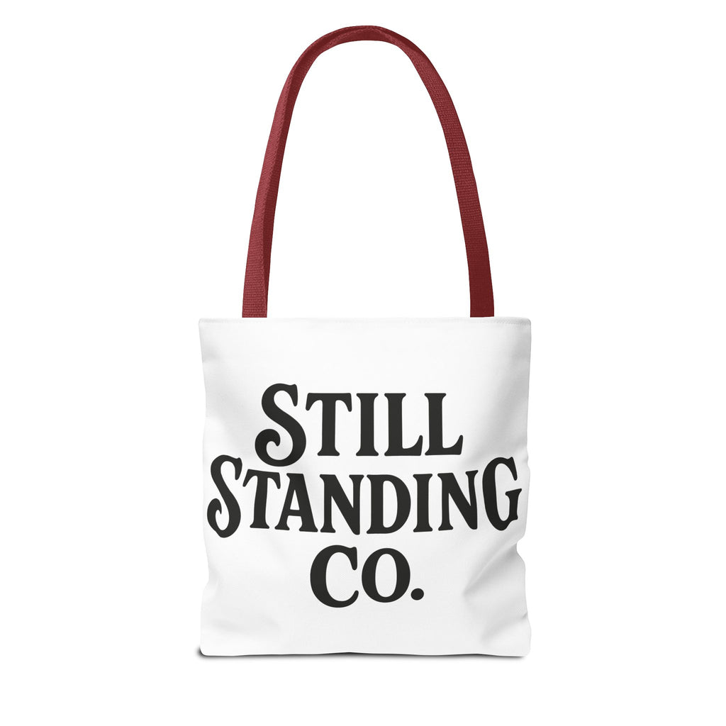 Still Standing Co. ODAT Tote Bag - Vintage Script Logo All-Over Print Tote