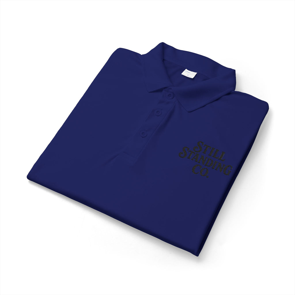 Still Standing Co. Polo Shirt — Embroidered Logo Performance Polo