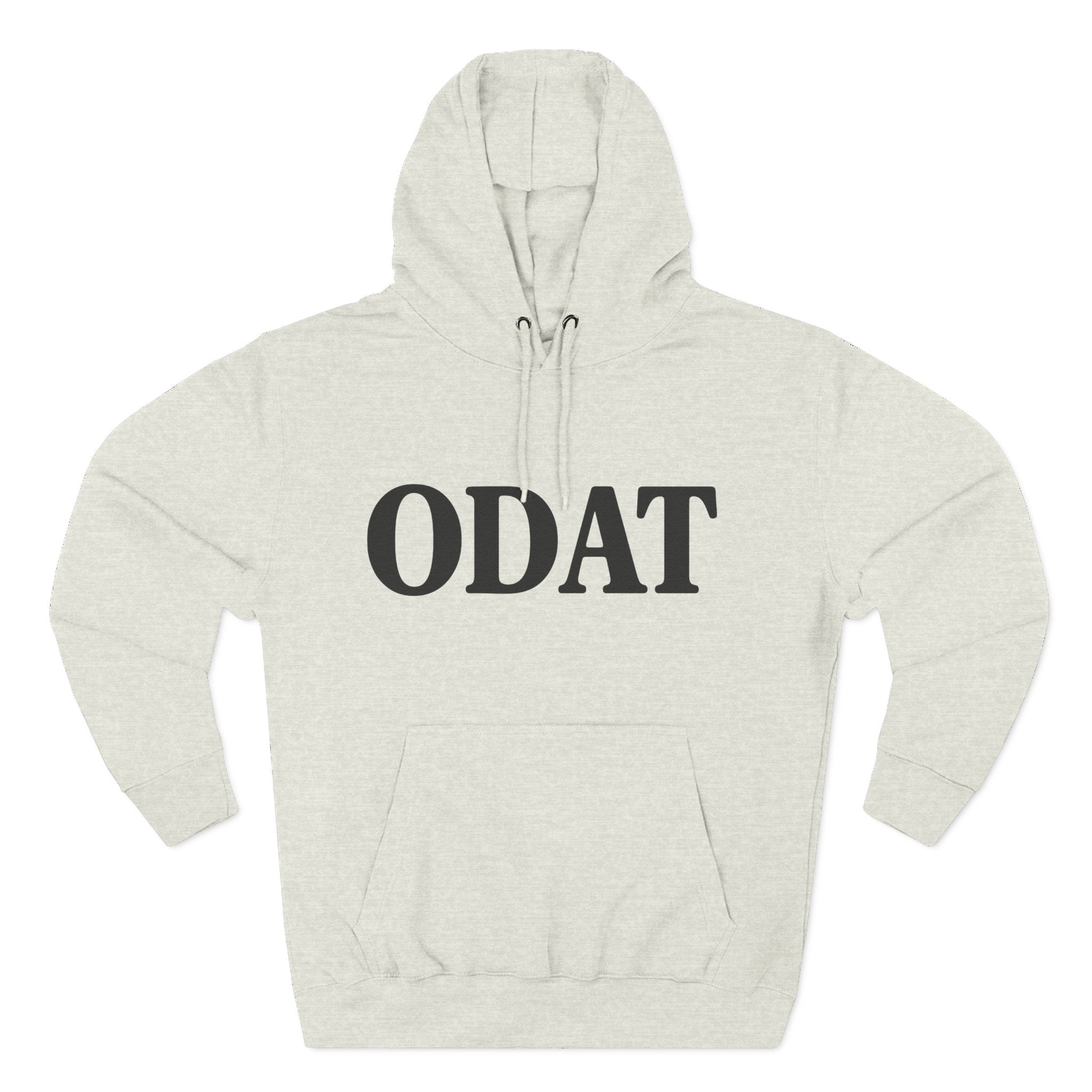 ODAT Hoodie — Minimalist Text Graphic Fleece Pullover