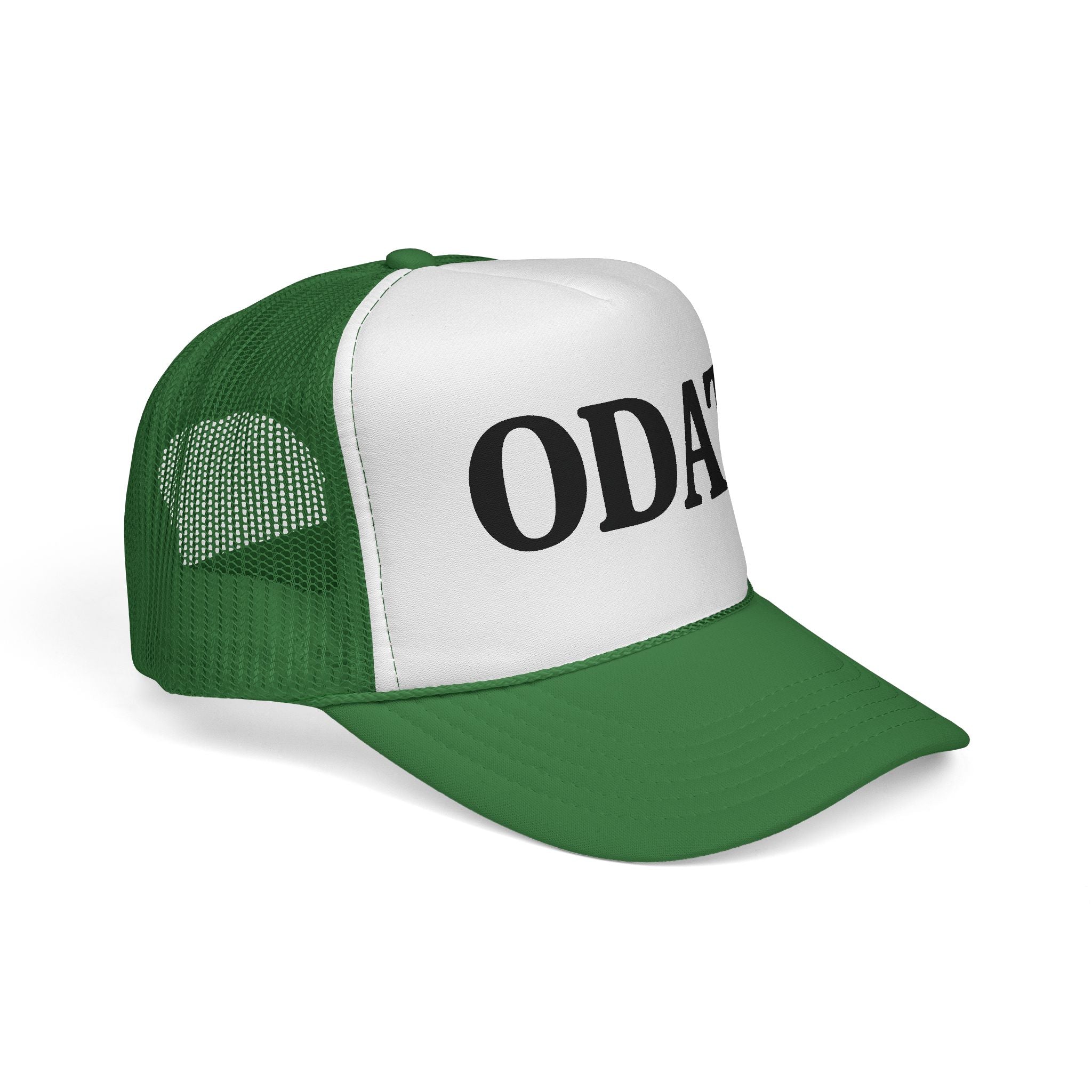 ODAT Trucker Hat - Retro Bold Logo Mesh Cap