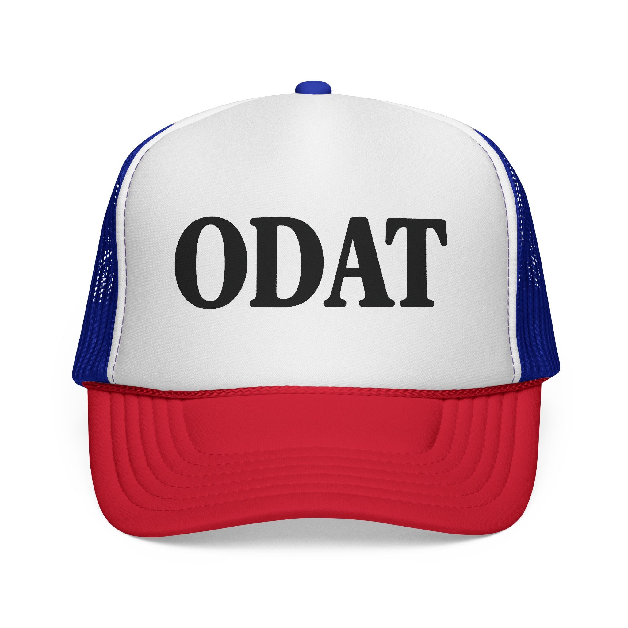 ODAT Trucker Hat - Retro Bold Logo Mesh Cap