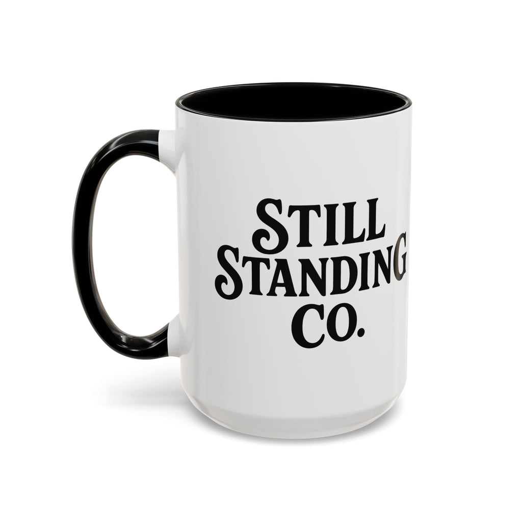 Sober & Feral Accent Coffee Mug — Funny Recovery Gift, 11/15oz Ceramic