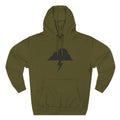 Hoodie - Built After the Storm Lightning Cloud Graphic
