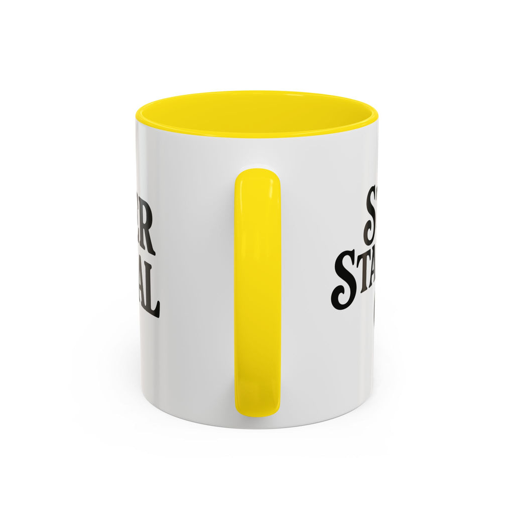 Sober & Feral Accent Coffee Mug — Funny Recovery Gift, 11/15oz Ceramic