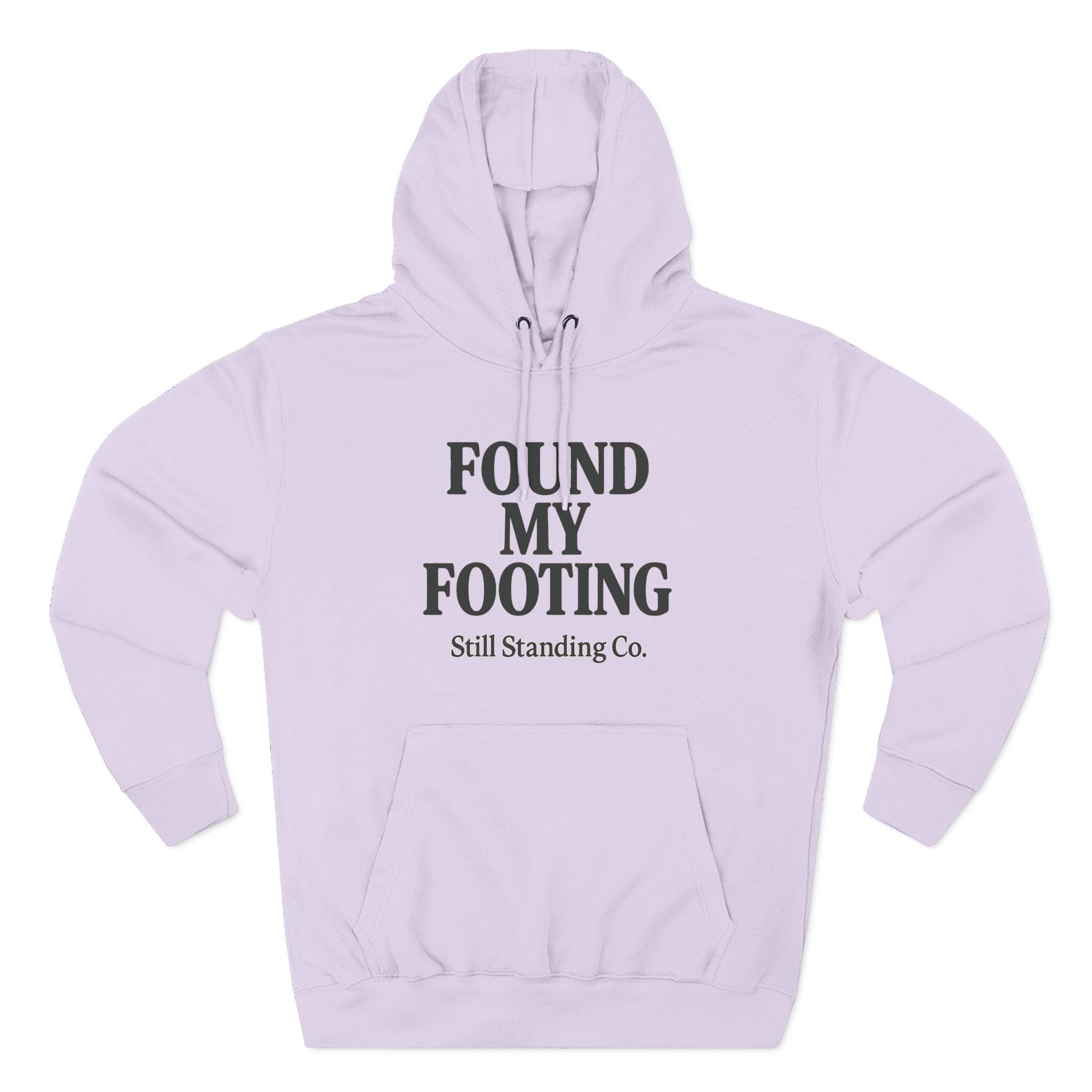 Found My Footing Hoodie — "Found My Footing" Inspirational Fleece Hoodie