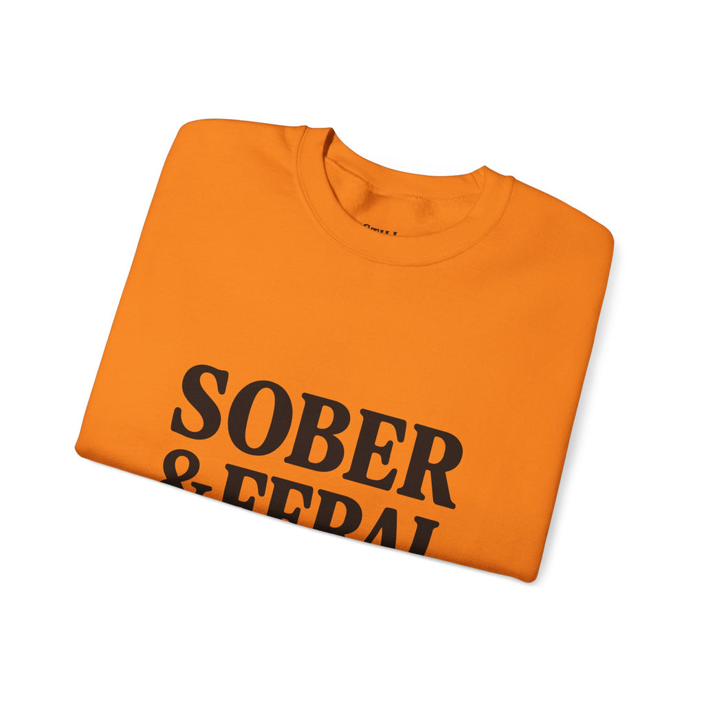 Sober & Feral Sweatshirt — “Still Standing Co.” Crewneck