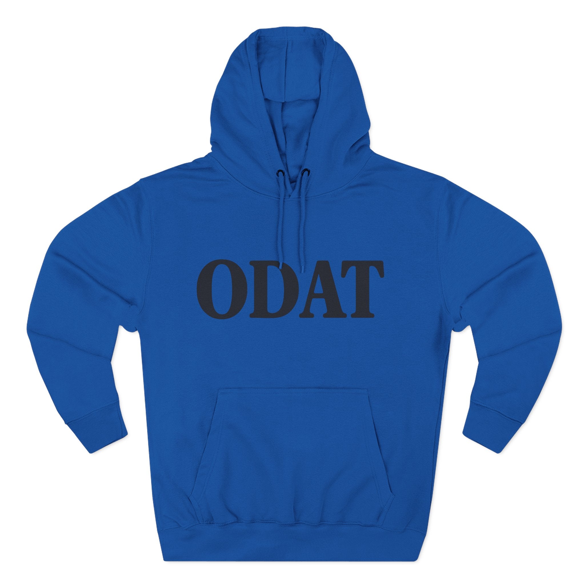 ODAT Hoodie — Minimalist Text Graphic Fleece Pullover