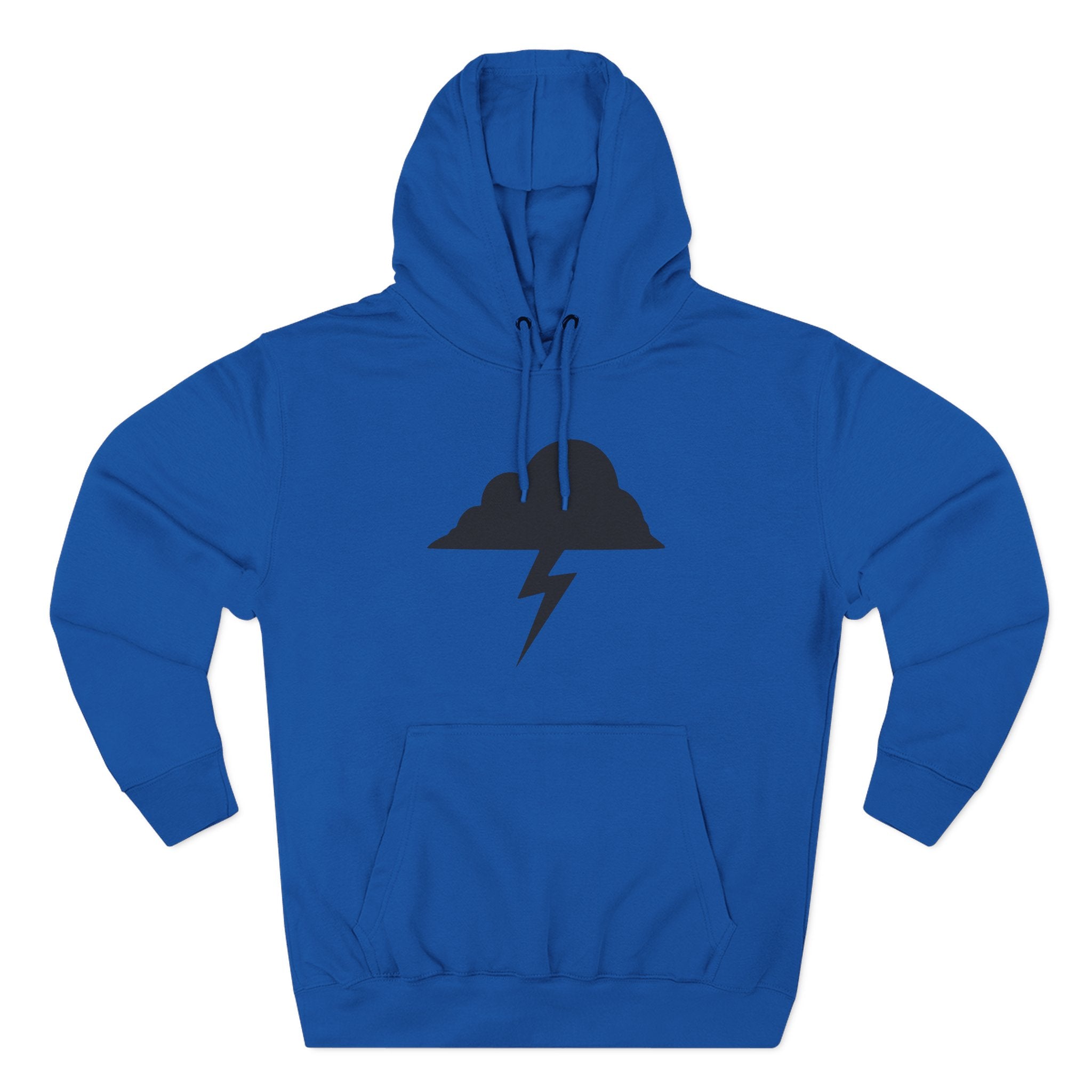 Hoodie - Built After the Storm Lightning Cloud Graphic
