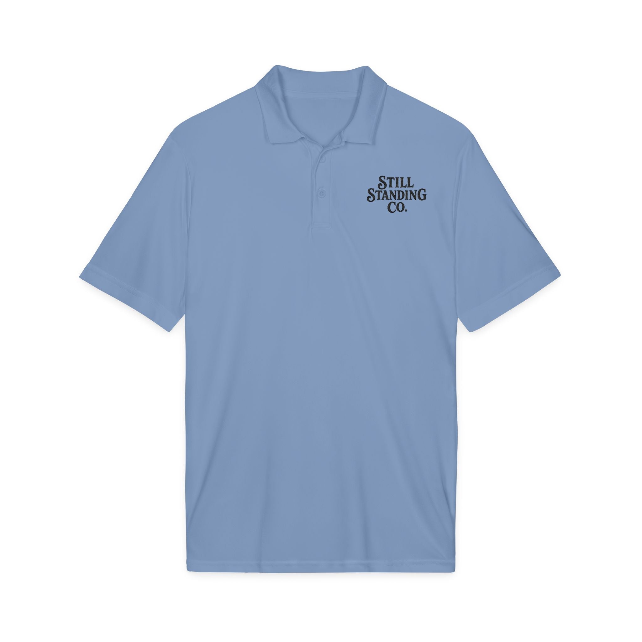 Still Standing Co. Polo Shirt — Embroidered Logo Performance Polo