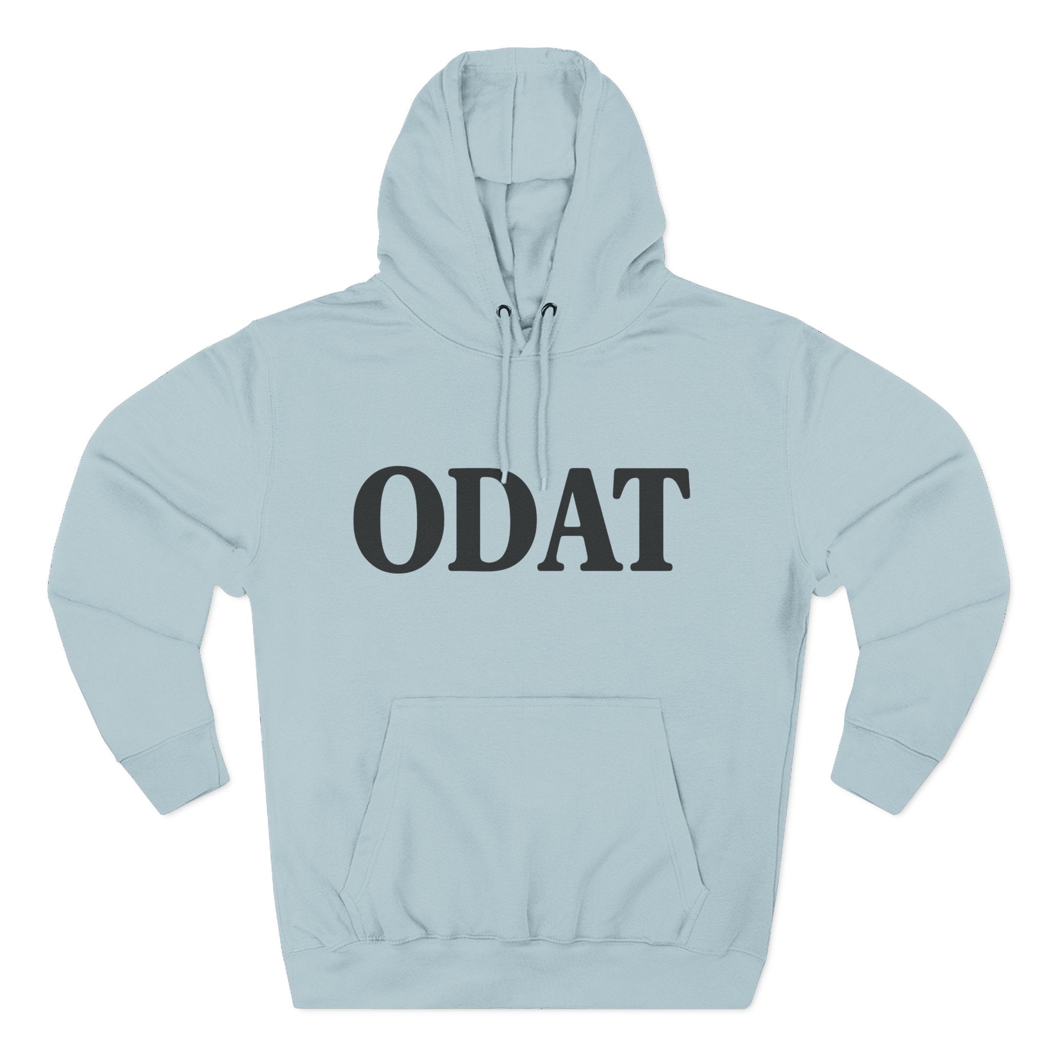 ODAT Hoodie — Minimalist Text Graphic Fleece Pullover