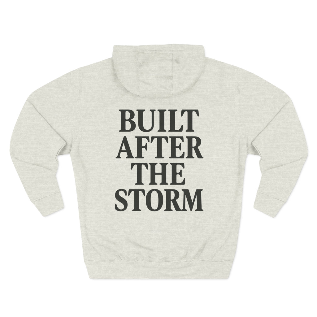 Hoodie - Built After the Storm Lightning Cloud Graphic