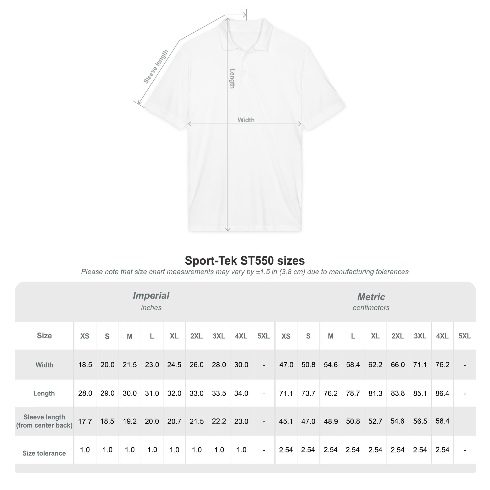 Still Standing Co. Polo Shirt — Embroidered Logo Performance Polo