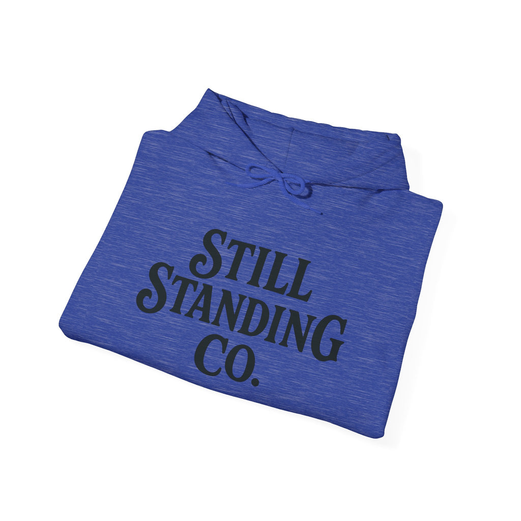 Still Standing Co. Hoodie — Inspirational Vintage Logo Hooded Sweatshirt