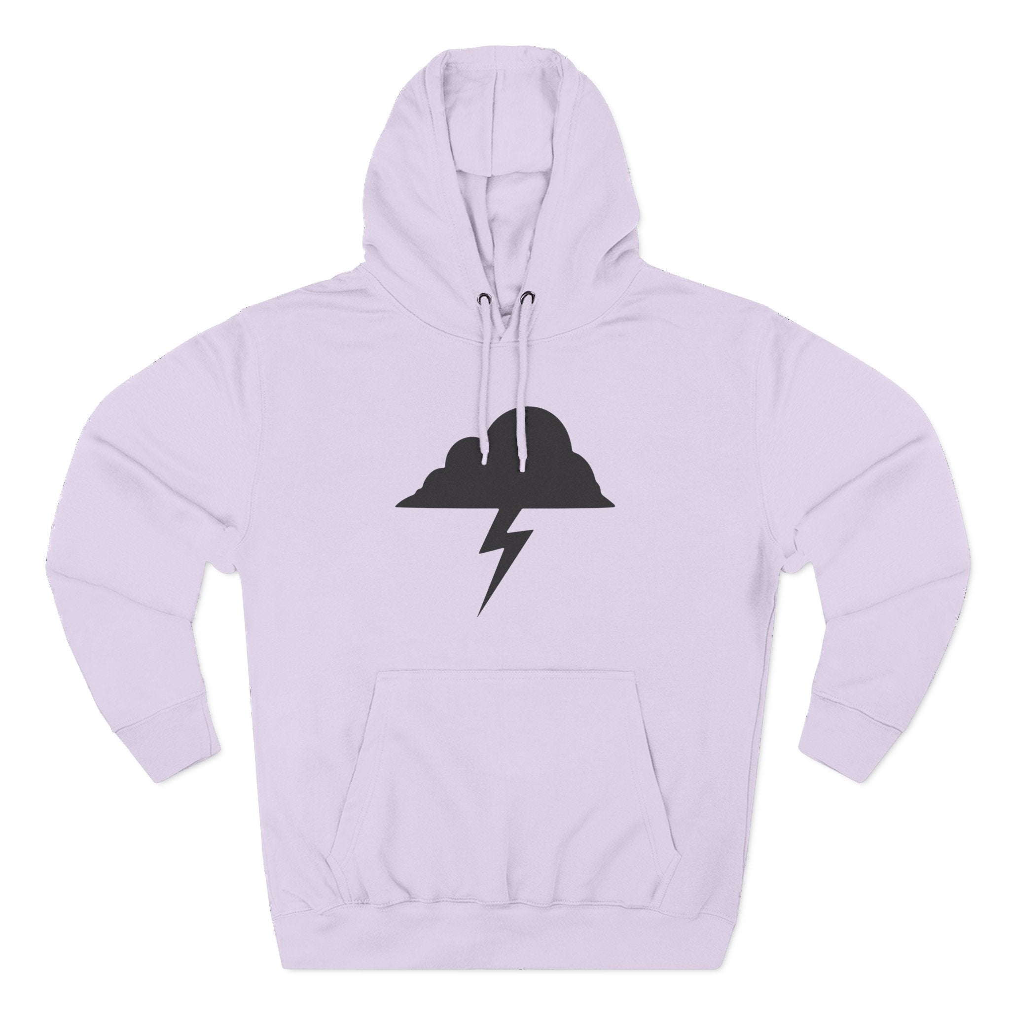 Hoodie - Built After the Storm Lightning Cloud Graphic