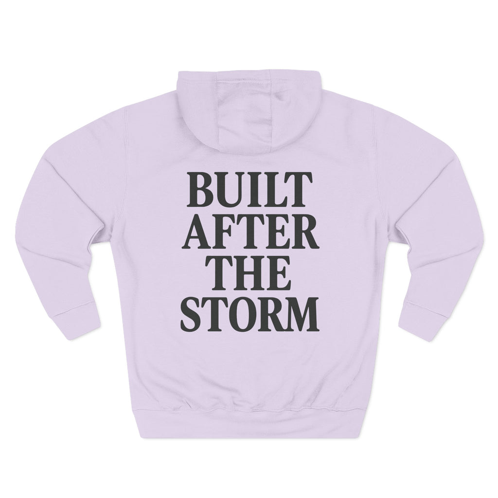 Hoodie - Built After the Storm Lightning Cloud Graphic