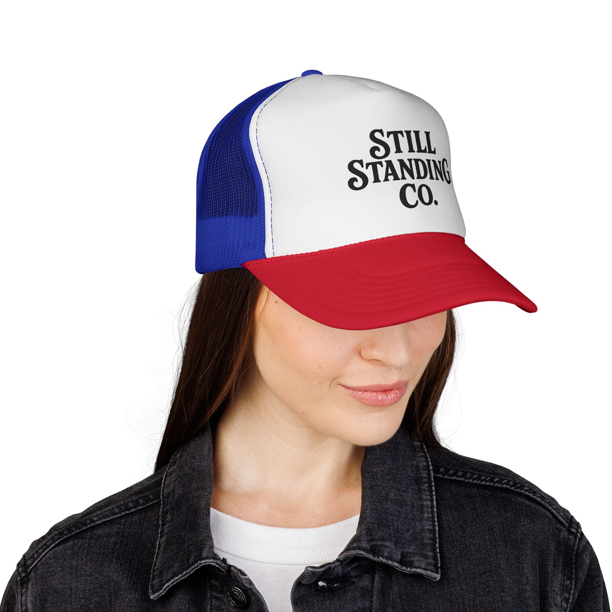 Still Standing Co. Trucker Hat – Vintage Retro Mesh Baseball Cap
