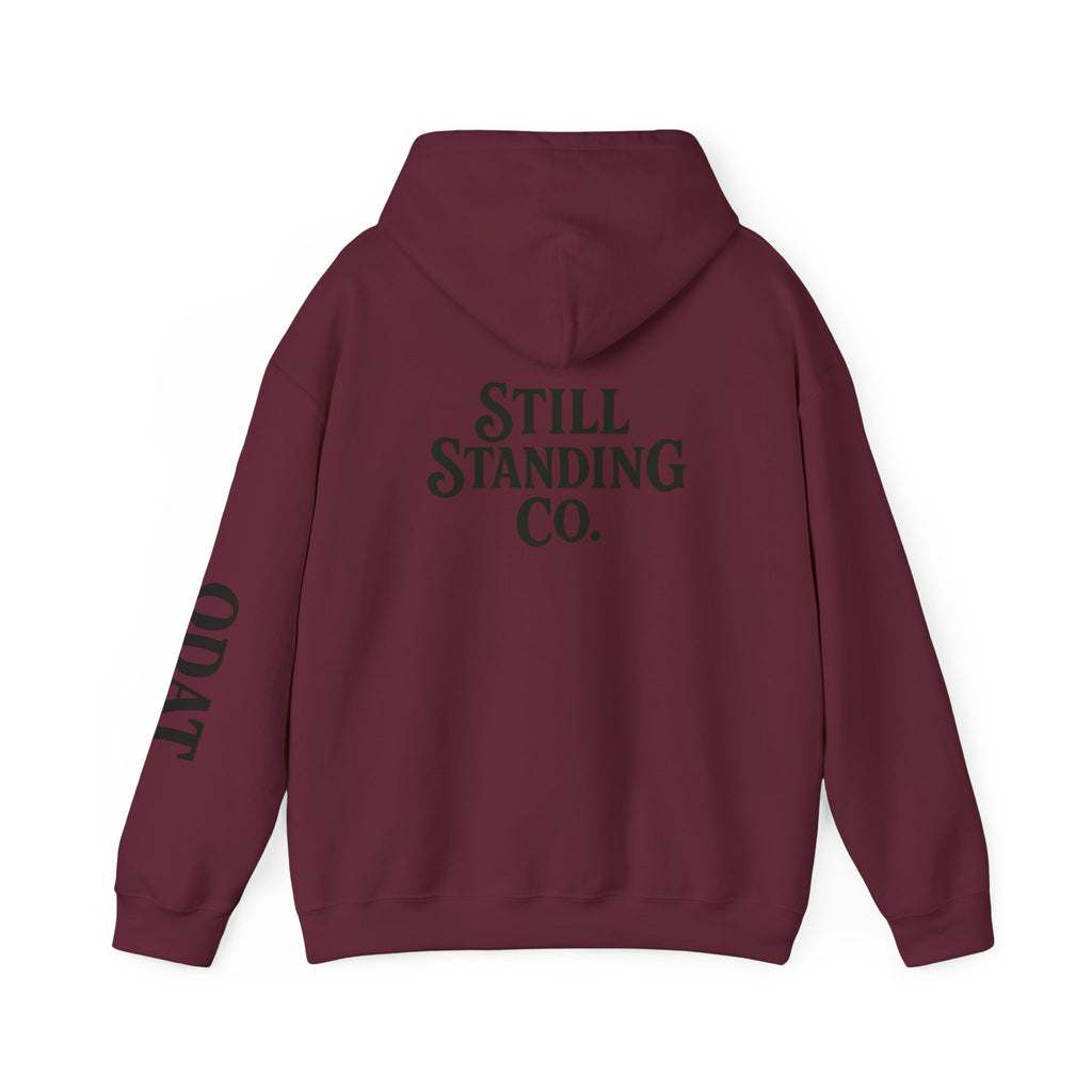 Ask Me About My Character Defects Hoodie — Still Standing Co. Graphic Pullover