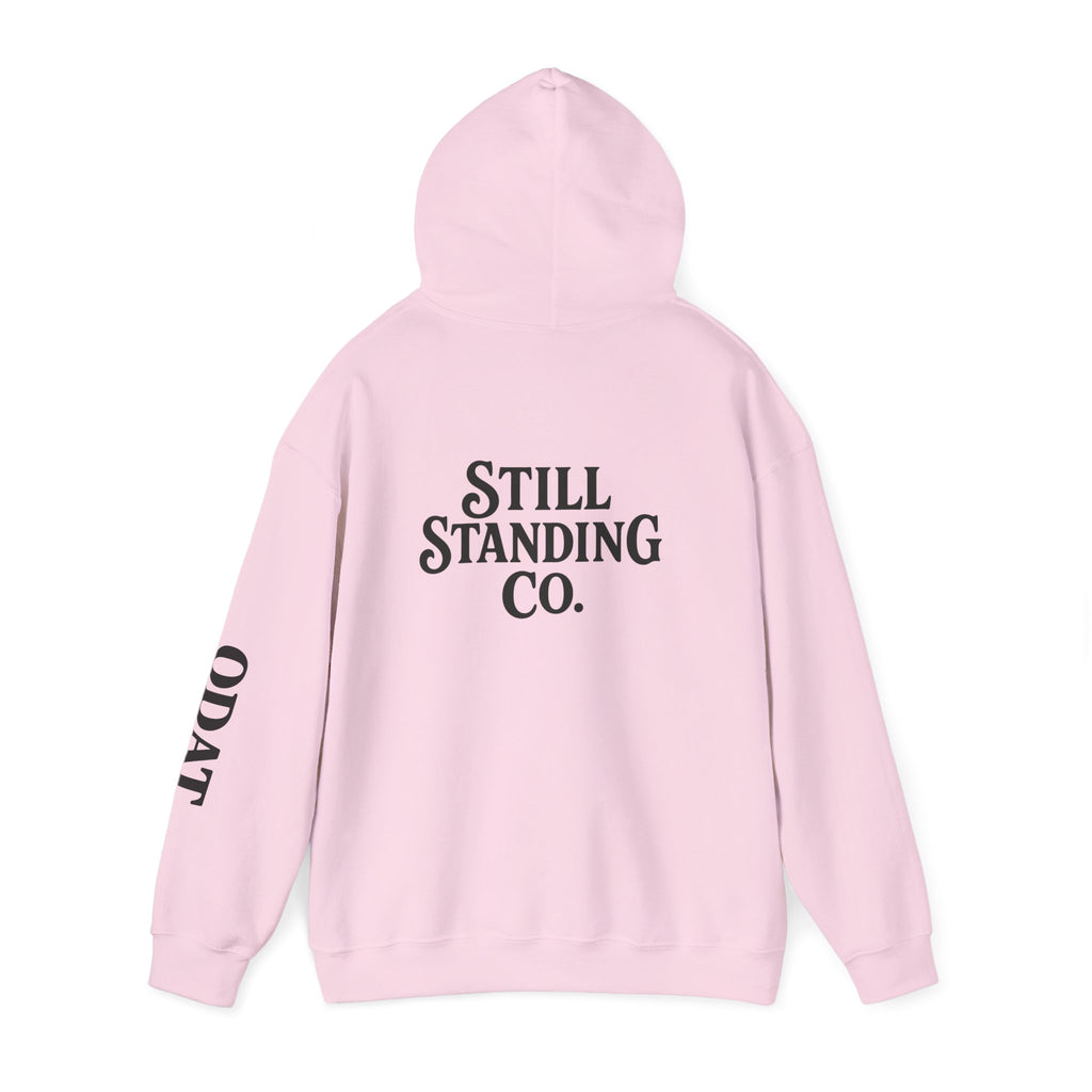 Ask Me About My Character Defects Hoodie — Still Standing Co. Graphic Pullover