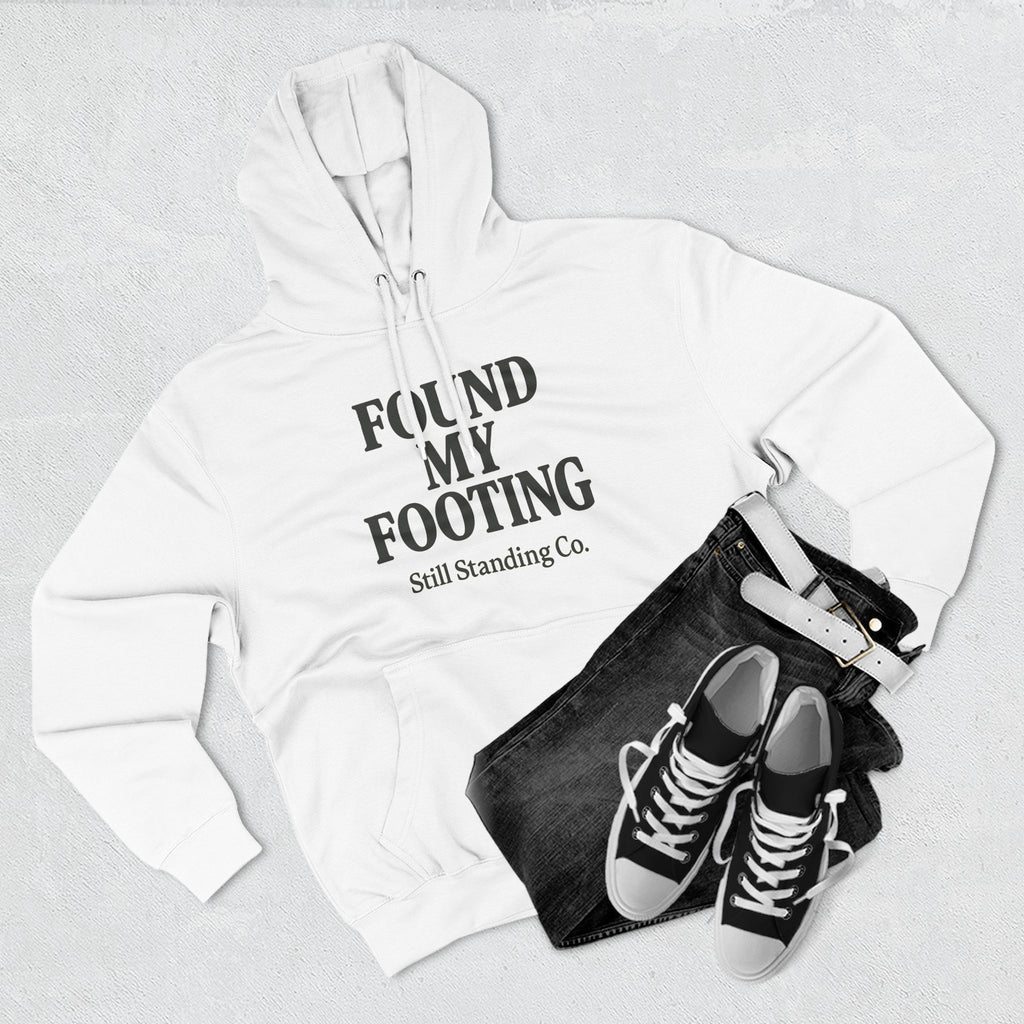 Found My Footing Hoodie — "Found My Footing" Inspirational Fleece Hoodie