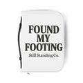 Bible Cover — "Found My Footing" Zippered Bible Case (Still Standing Co.)