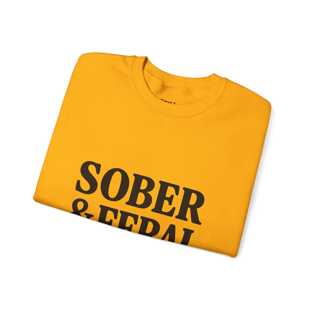 Sober & Feral Sweatshirt — “Still Standing Co.” Crewneck