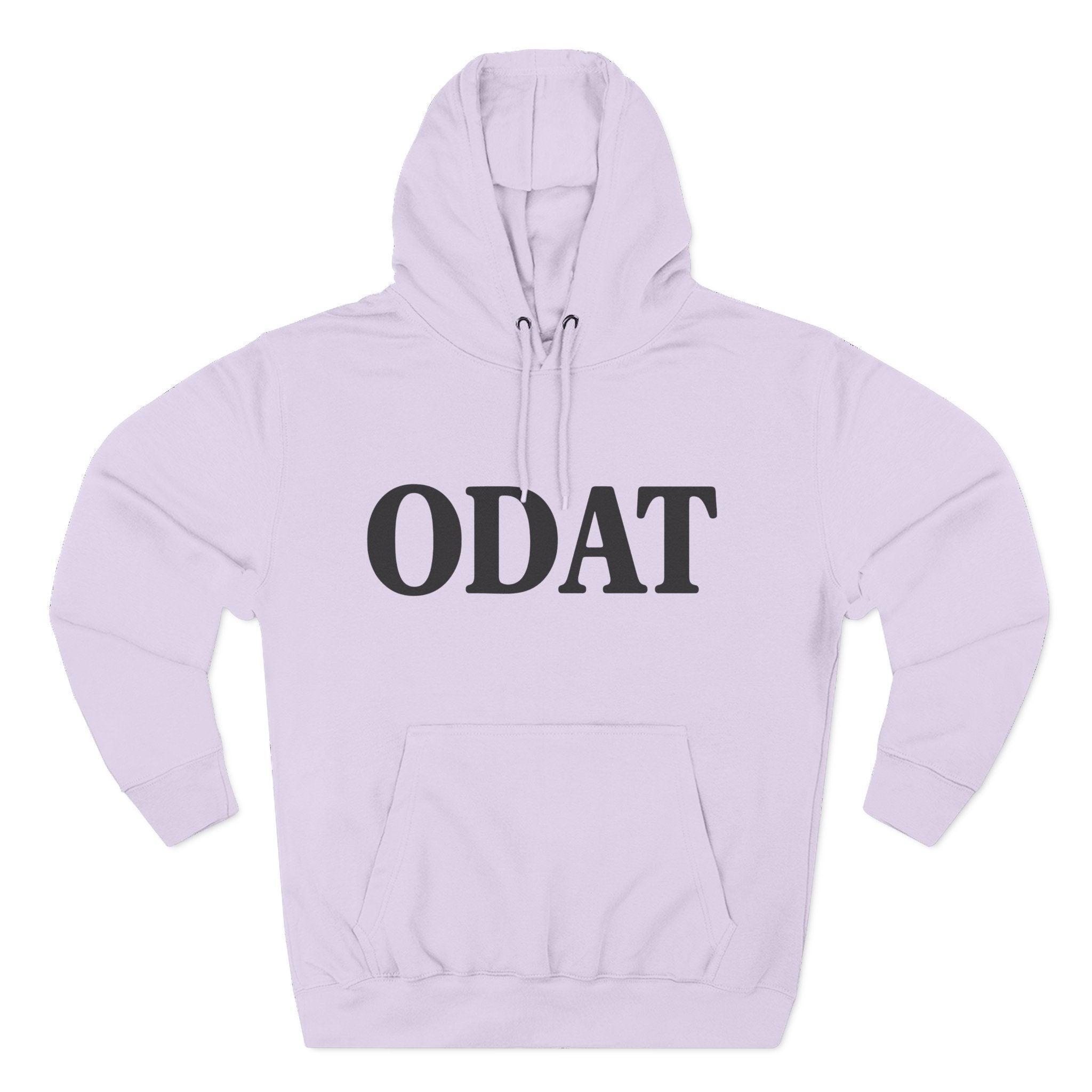ODAT Hoodie — Minimalist Text Graphic Fleece Pullover