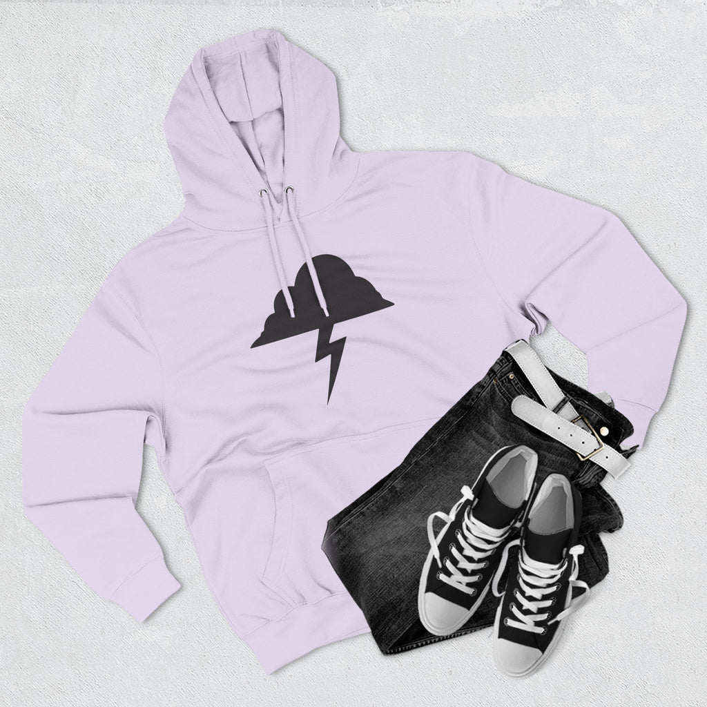 Hoodie - Built After the Storm Lightning Cloud Graphic