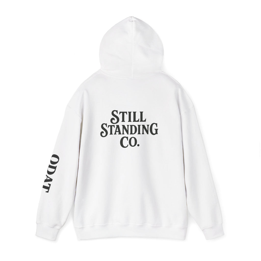 Ask Me About My Character Defects Hoodie — Still Standing Co. Graphic Pullover