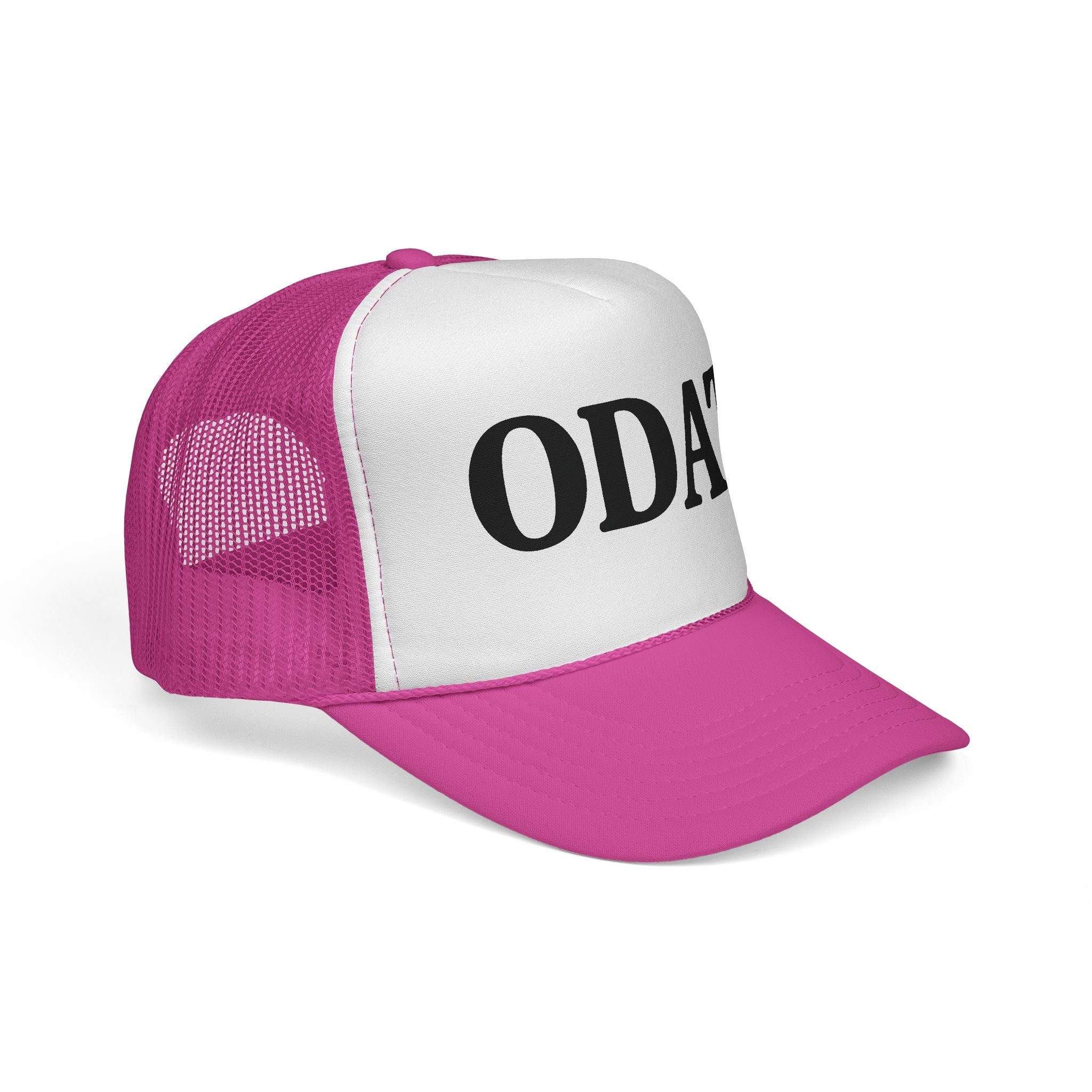ODAT Trucker Hat - Retro Bold Logo Mesh Cap