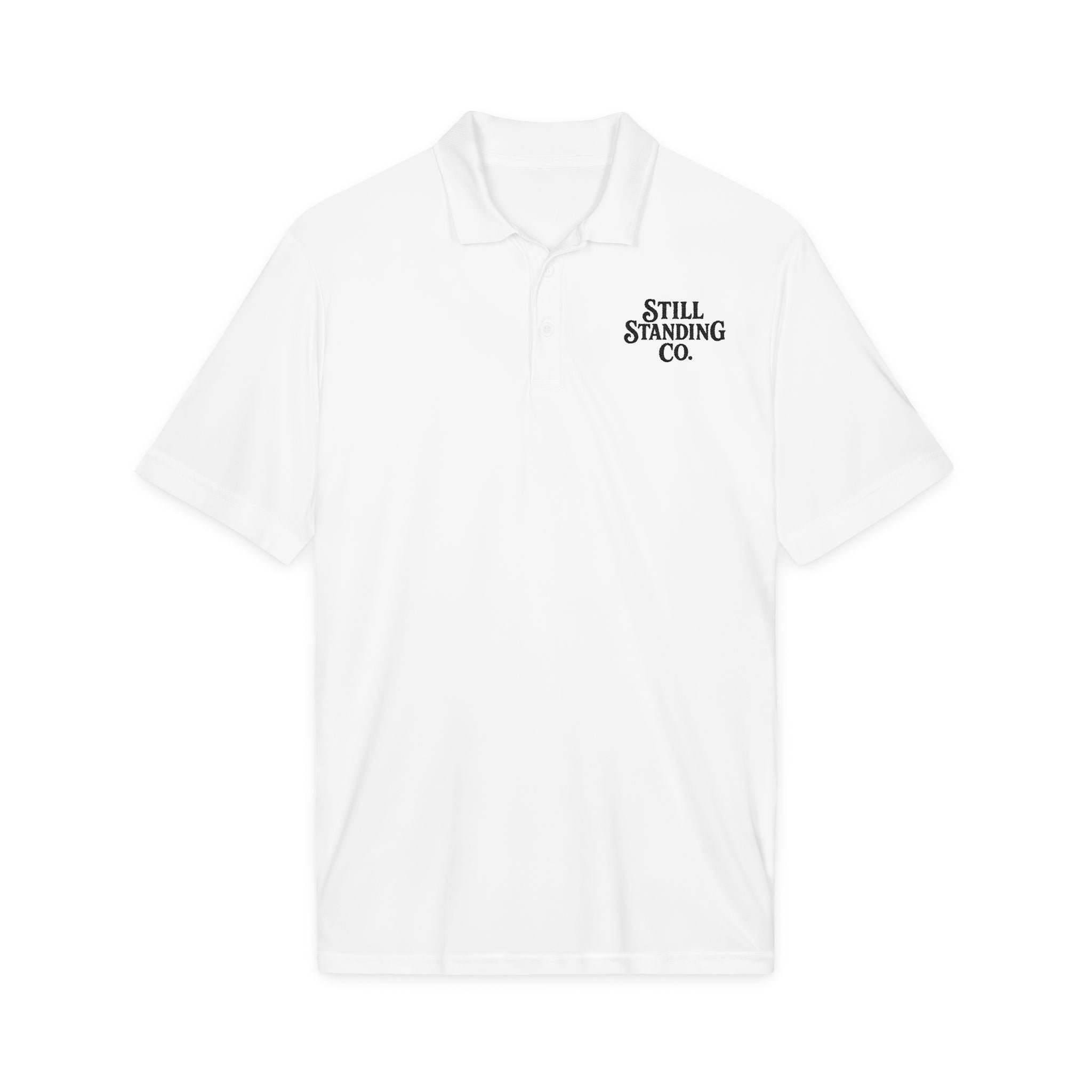 Still Standing Co. Polo Shirt — Embroidered Logo Performance Polo