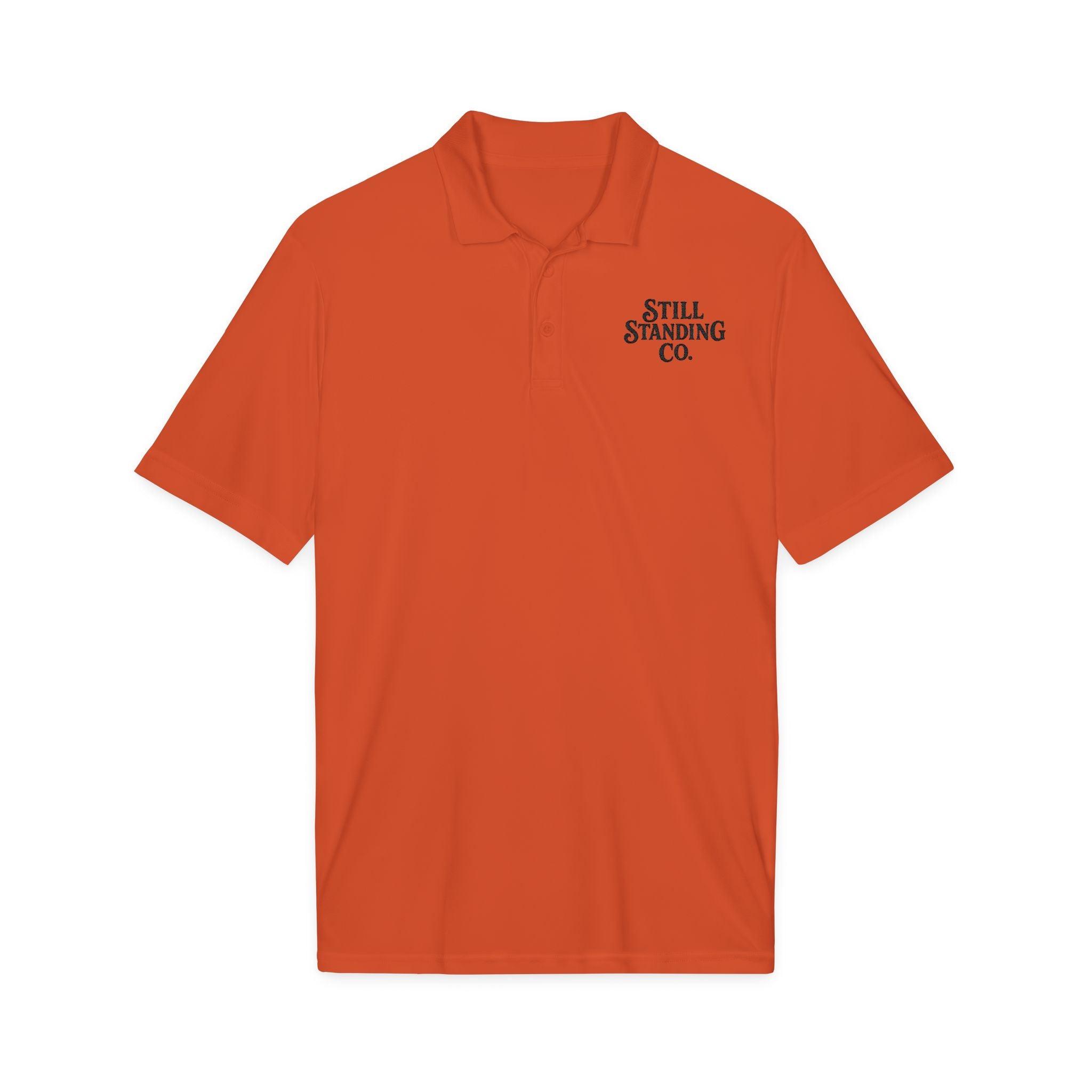 Still Standing Co. Polo Shirt — Embroidered Logo Performance Polo