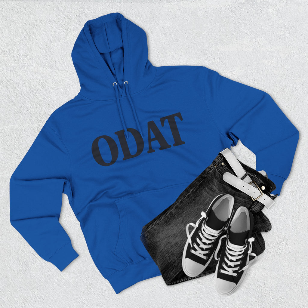ODAT Hoodie — Minimalist Text Graphic Fleece Pullover