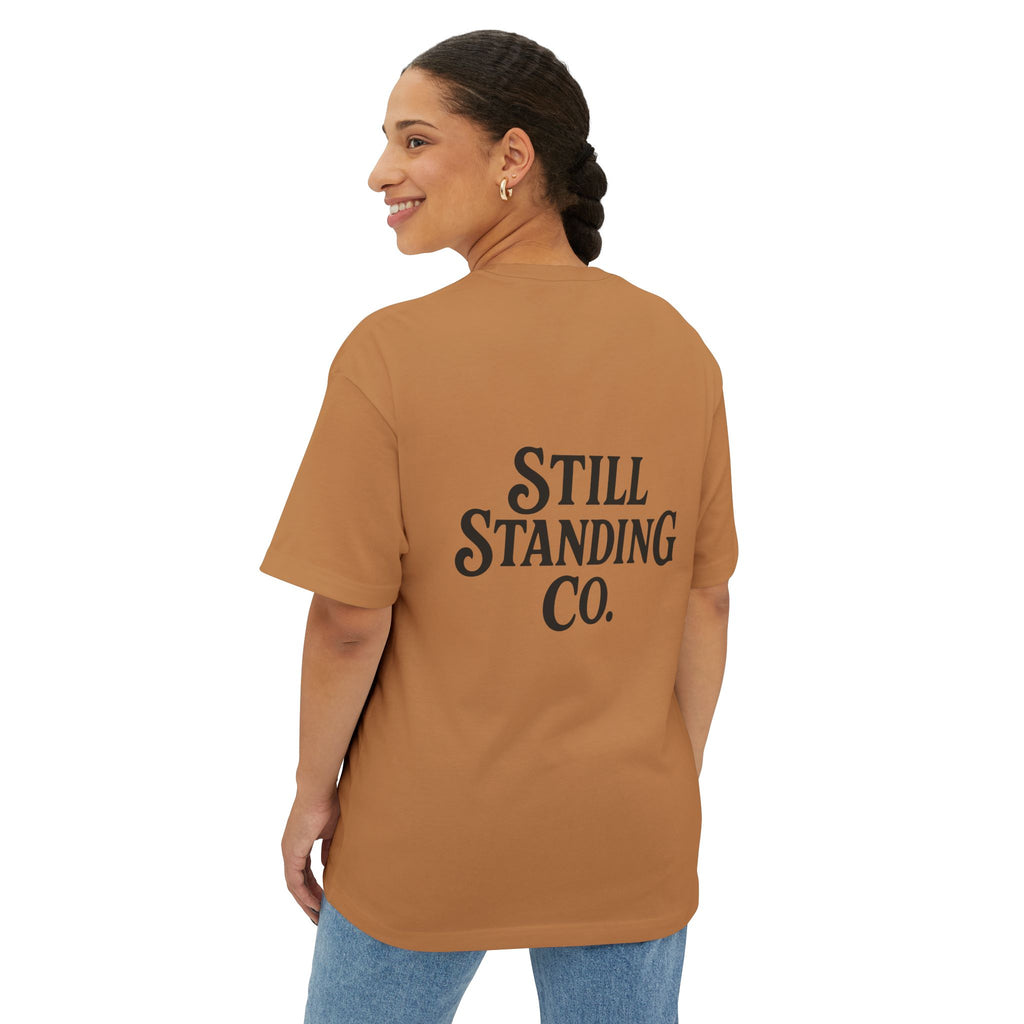 ODAT Still Standing Co. Tee — Oversized Boxy Graphic T‑Shirt