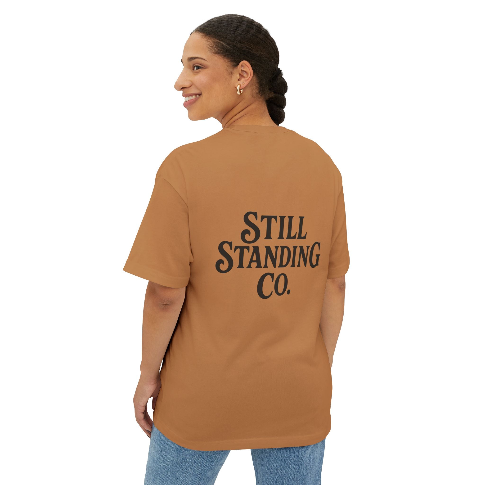 ODAT Still Standing Co. Tee — Oversized Boxy Graphic T‑Shirt