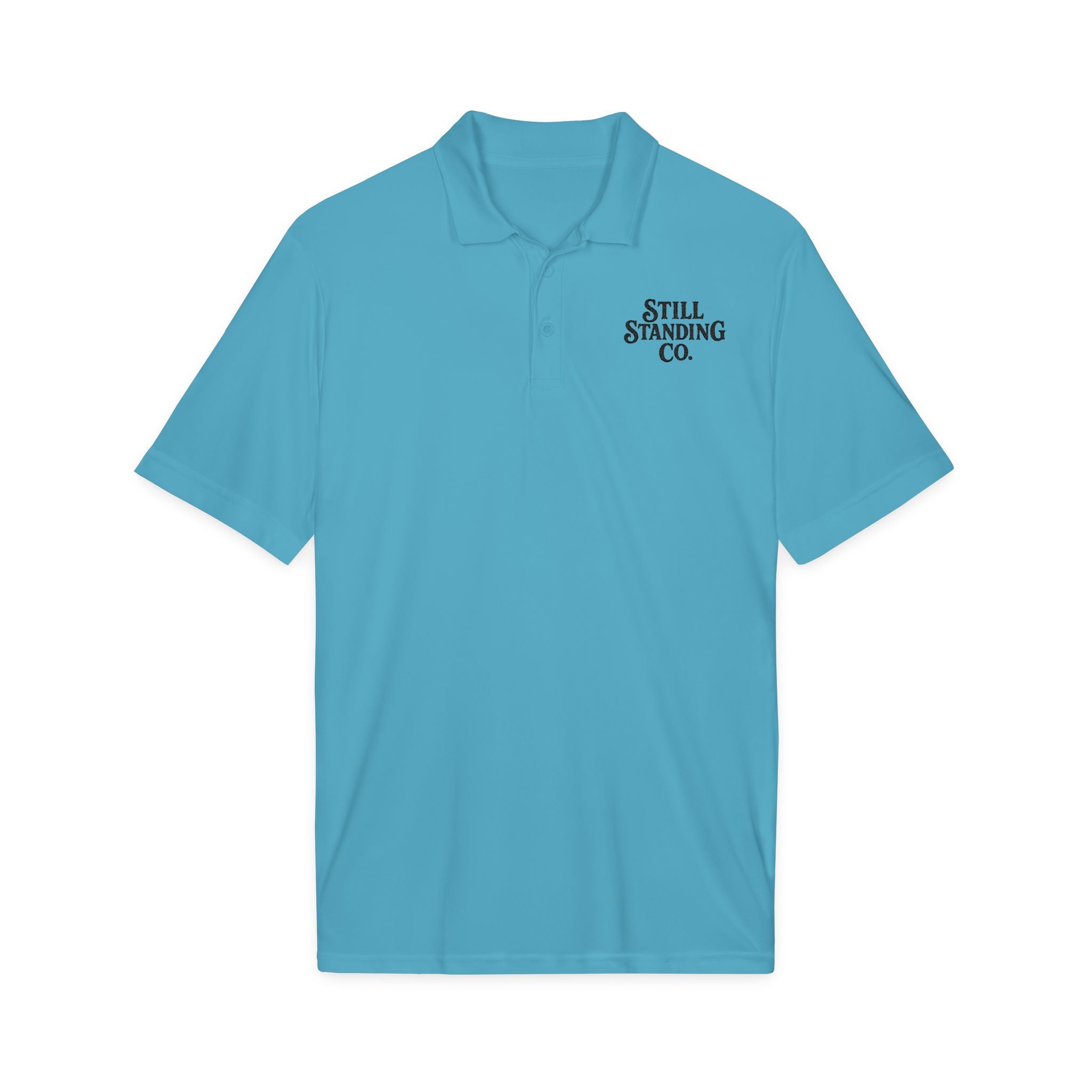 Still Standing Co. Polo Shirt — Embroidered Logo Performance Polo