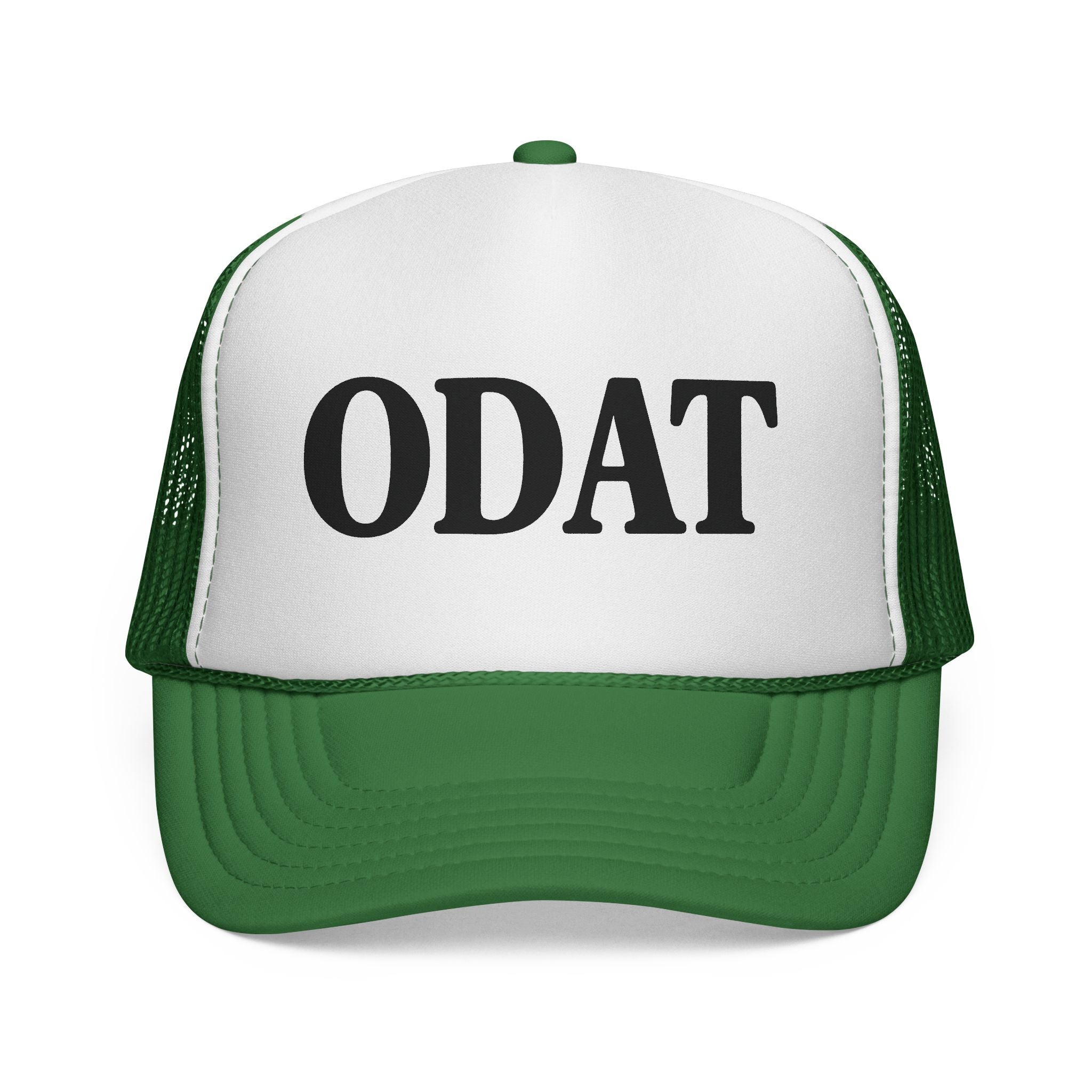 ODAT Trucker Hat - Retro Bold Logo Mesh Cap