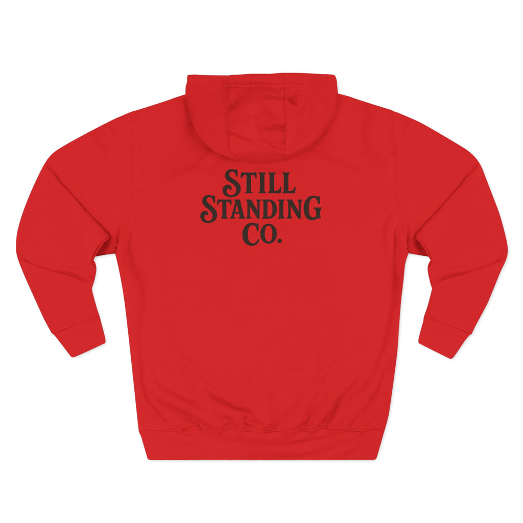 Hoodie - "Still Standing" Inspirational Fleece Hoodie