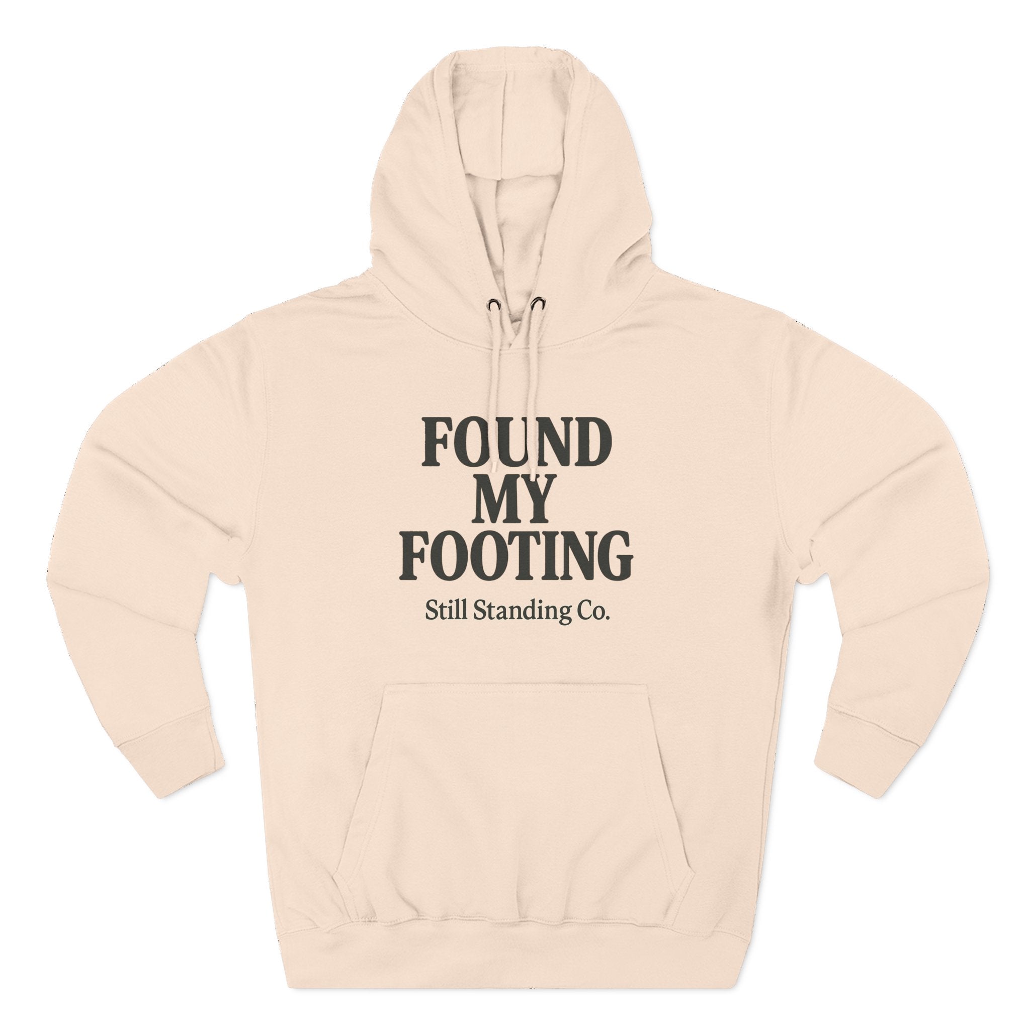 Found My Footing Hoodie — "Found My Footing" Inspirational Fleece Hoodie