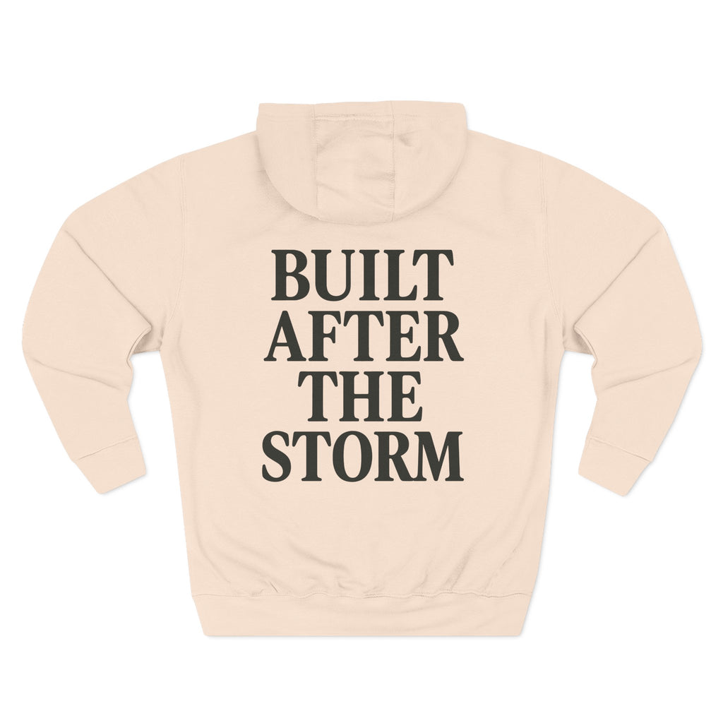 Hoodie - Built After the Storm Lightning Cloud Graphic