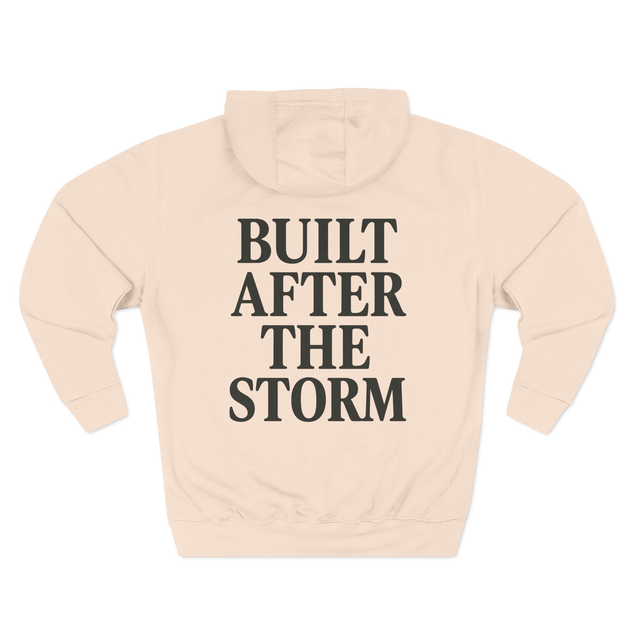 Hoodie - Built After the Storm Lightning Cloud Graphic