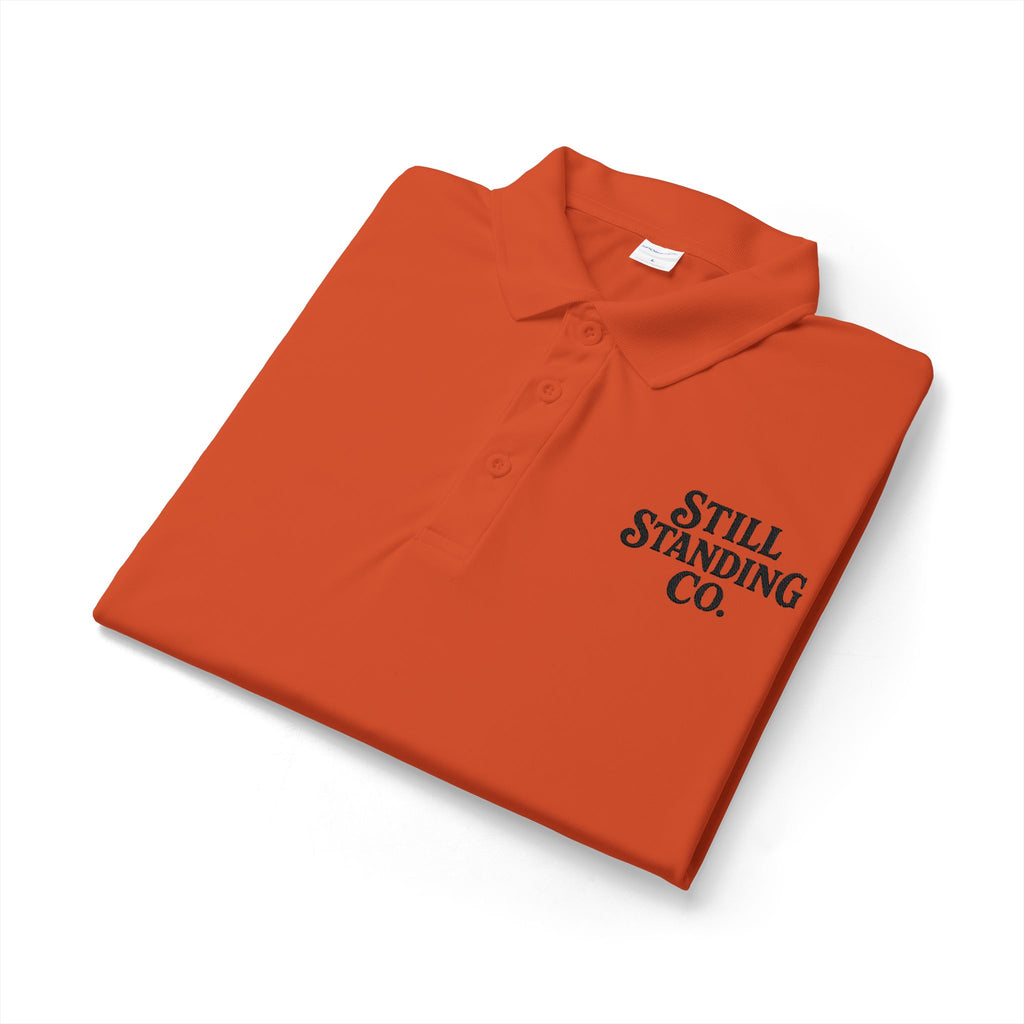 Still Standing Co. Polo Shirt — Embroidered Logo Performance Polo