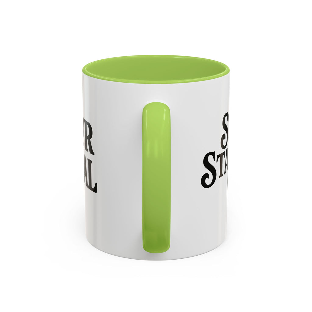 Sober & Feral Accent Coffee Mug — Funny Recovery Gift, 11/15oz Ceramic