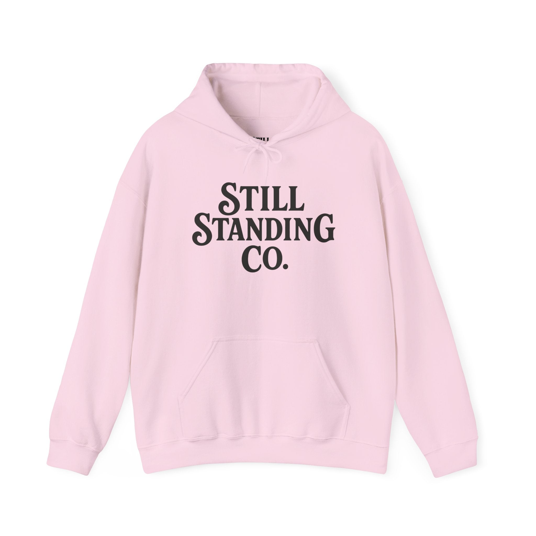 Still Standing Co. Hoodie — Inspirational Vintage Logo Hooded Sweatshirt
