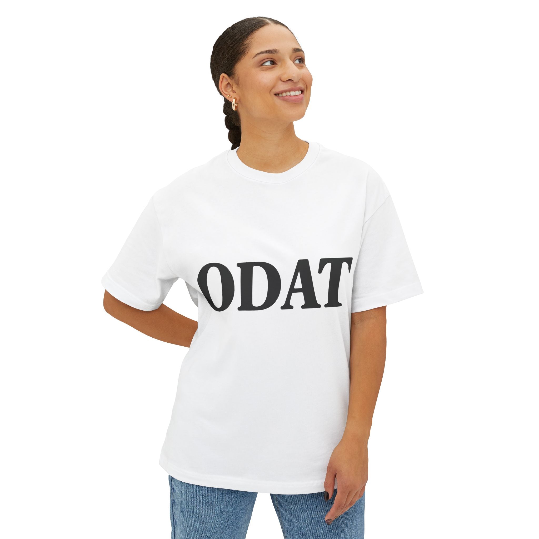 ODAT Still Standing Co. Tee — Oversized Boxy Graphic T‑Shirt