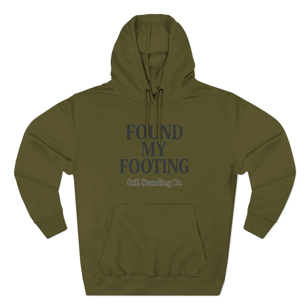 Found My Footing Hoodie — "Found My Footing" Inspirational Fleece Hoodie